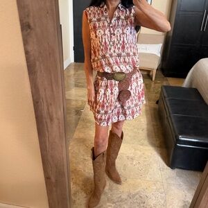 Wrangler Women's Sleeveless Pleated Maxi Dress Sz: S